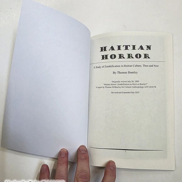 Haitian Horror by Thomas Baurley (Paperback: July 2025) - Picture 4 of 14